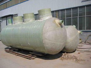 【2立方玻璃钢模压化粪池家用小型三格防腐蚀模压化粪池】- 